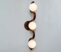 Lenox Small 3-globe wall light