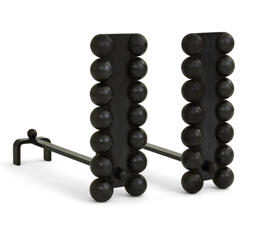 Flecto fireplace andirons