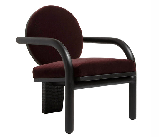 Theia lounge chair - black